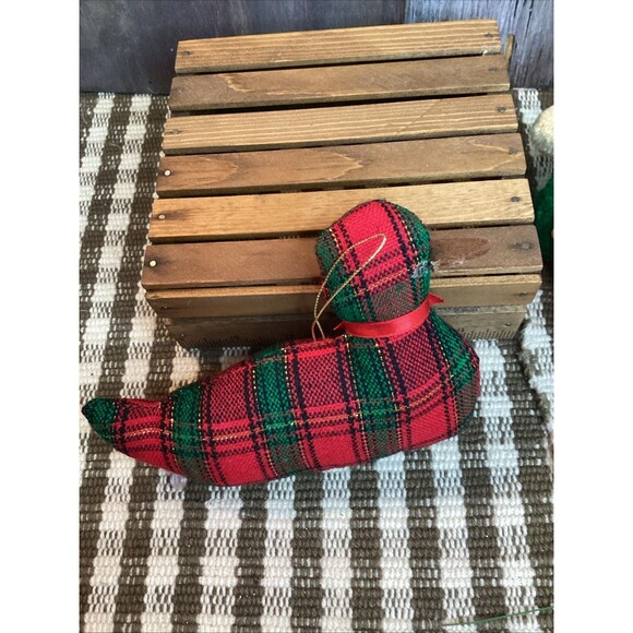 Holiday / Christmas Hand Made Crocheted Pixie ELF + Ornaments & Stockings - Picture 8 of 11